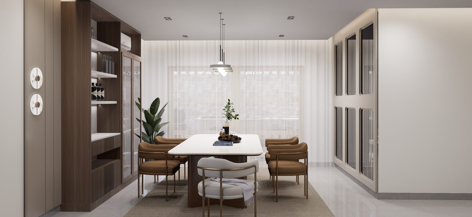 Comedor integrado a la cocina por A. Guzman Studio